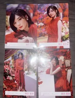 櫻坂46 藤吉夏鈴 流れ弾MVロケーション衣装 コンプ　生写真