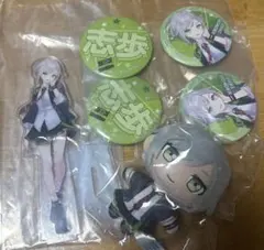 セガラッキーくじ プロセカ 日野森志歩 ぷちぬい 缶バッジ アクリルスタンド