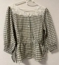 archives 七分袖ブラウス M