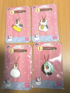 一番くじ 夏目友人帳 くいしんぼうチャーム 4種セットのサムネイル