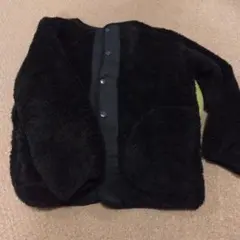 GU　ブラック フリースジャケット　150cm