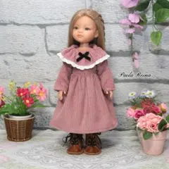 パオラレイナ服⊿パオラドール服■　コーデュロイのワンピース