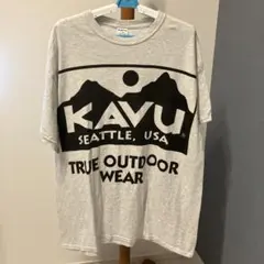 KAVU（カブー）ビッグロゴTシャツXLのサムネイル
