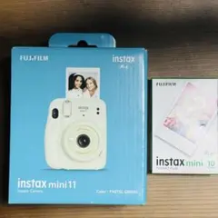 【本体+フィルム16P】instax mini 11 パステルグリーンフィルム