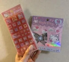 【正規品】ハローキティ タイルシール クリスタルシール　セット