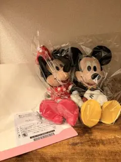 ミッキーマウス ミニーマウス ぬいぐるみ 2体セット