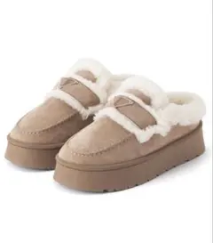 厚底ムートンスリッポン[zr1218] GRL グレイル