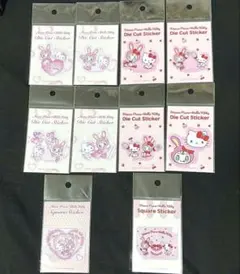 【10点セット】ステッカー全種類　ハローキティ　メゾピアノ　ベリエちゃん