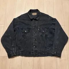 usa製 80s リーバイス 70507 ブラック XL デニムジャケット