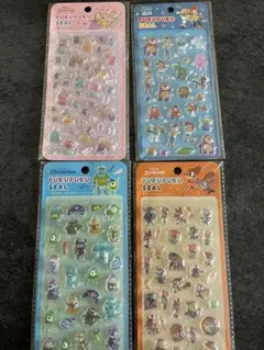 ぷくぷくシール 4枚セット ディズニー トイストーリー 等