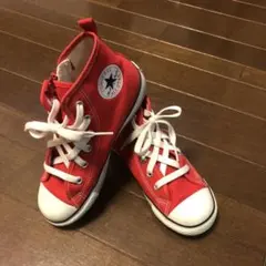 コンバース キッズ ハイカット 21センチ　赤　レッド