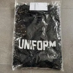 uniform experiment Tシャツ 黒 サイズ3