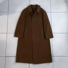 【Burberry】カシミヤ混 ウール ステンカラーコート