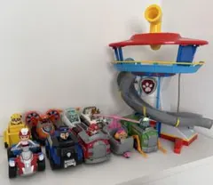パウパトロール　ベーシックビークル　フィギュア　パウステーション　まとめ　セット