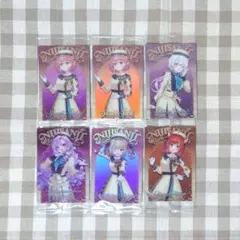 にじさんじウエハース メタリックプラカード 女性ライバー 6枚セット