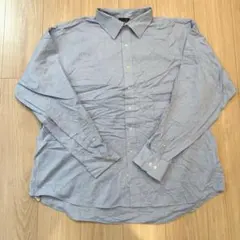 CHAPS 3L相当 ビッグサイズ 長袖シャツ 水色 90s