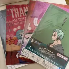 ワンピース 一番くじ Jクリアファイル＆ステッカーセットのサムネイル