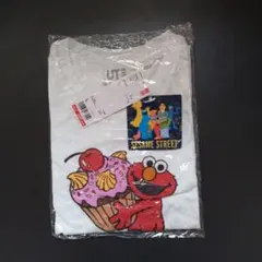 UNIQLO UT セサミストリート Tシャツ エルモ ホワイト L