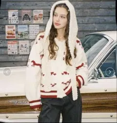 アリソンブラウン　Rustic Farm Knit Cardigan アイボリー アリソンブラウン Rustic Farm Knit Cardigan アイボリー - メルカリ