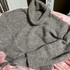 ungridレースアップバック ニットセーター F