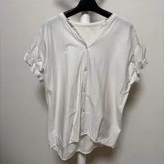 any SiS 半袖 ブラウス ベージュストライプのサムネイル