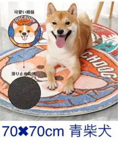 ★犬ネコ用　洗えるマット★70✖︎70cm 関節保護　防音　滑り止めありのサムネイル
