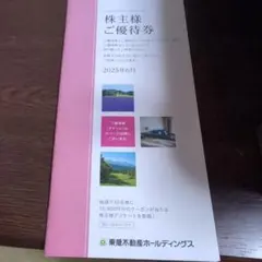 東急不動産ホールディングス株主優待3枚