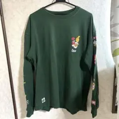 CHUMS 長袖Tシャツ グリーン Lサイズ