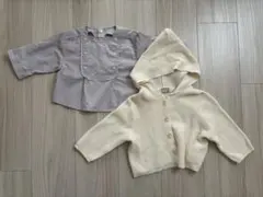 【2着まとめ売り】プティマイン　秋服　ベビー服　80サイズ