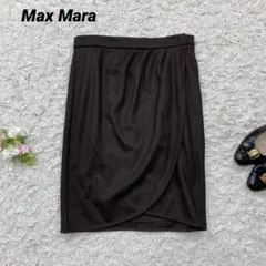 Max Mara マックスマーラ ウールスカート 白タグ Mサイズ
