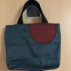 超美品 かぐらや 畳縁トートバッグ 日本製 和モダン KAGURAYAのサムネイル