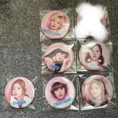 TWICE 缶バッチ　6個セット
