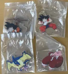 ドラゴンボール　一番くじ　G賞　引っ掛けアクリルスタンド　4種セット