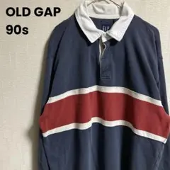 90s OLD GAP ラガーシャツ ボーダー マルチカラー