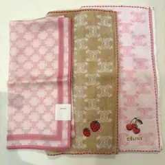 カヌレ様専用セリーヌ　タオルハンカチ２枚