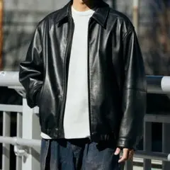 SKOOKUM / スクーカム 別注 シープレザー ジップジャケット