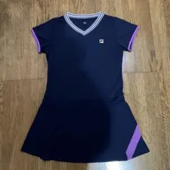 フィラワンピース　ネイビー　L