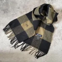 フレッドペリー　ギンガムチェックマフラー