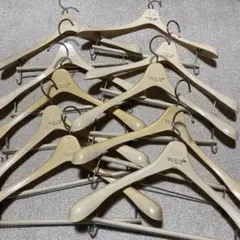 ワコール　衣類ハンガー　スーツハンガー　ヴィンテージ　10個