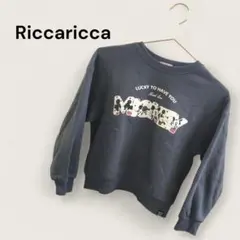 リッカリッカ プリントトレーナー Disneyコラボ(ミッキーマウス) 裏起毛