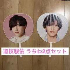 【値下げ中】道枝駿佑 うちわ 2点セット