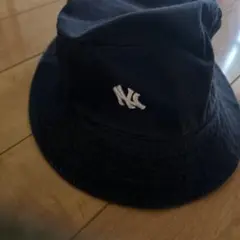 MLB NYロゴ バケットハット 黒
