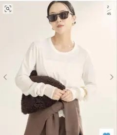 【Plage】RIAM Sheer Cuff プルオーバー