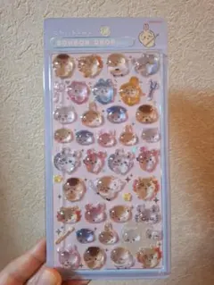 ちいかわボンボンドロップシール　みんなポーズ