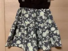 マザウェイズ　スカート motherways 130 花柄 ウエストゴム
