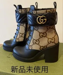 美品　GUCCI レザーボアブーツ　ショートブーツ　スタッズ　36.5 23.5 早い者勝ち❣️GUCCI スタッズショートブーツ36.5 【公式通販】