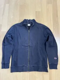 Champion ジップアップ スウェット M ネイビー