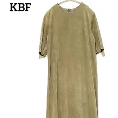 スエード ロングワンピース