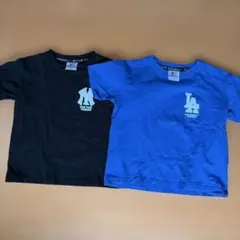 ニューヨーク・ヤンキース & ロサンゼルス・ドジャース Tシャツセット 120
