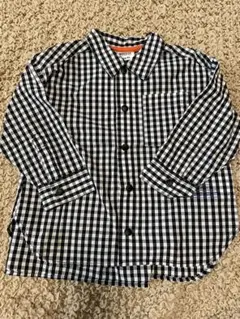 BREEZEチェックシャツ ギンガムチェックシャツ　長袖　90㎝